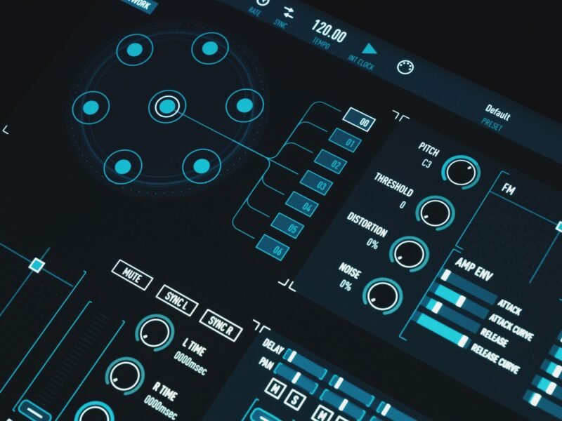 A close-up of interface options on a touchscreen device