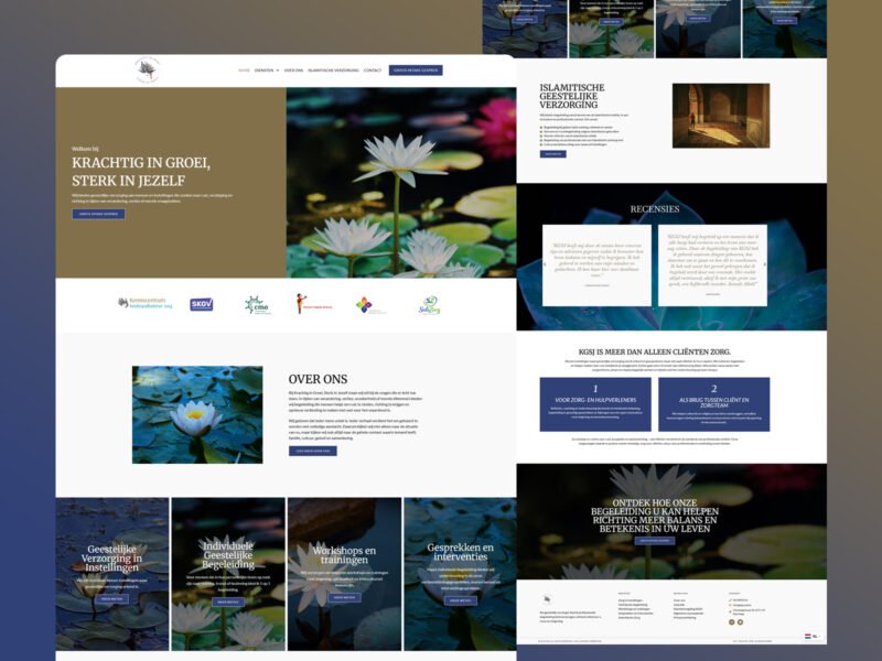 KGSJ website design by Softliro